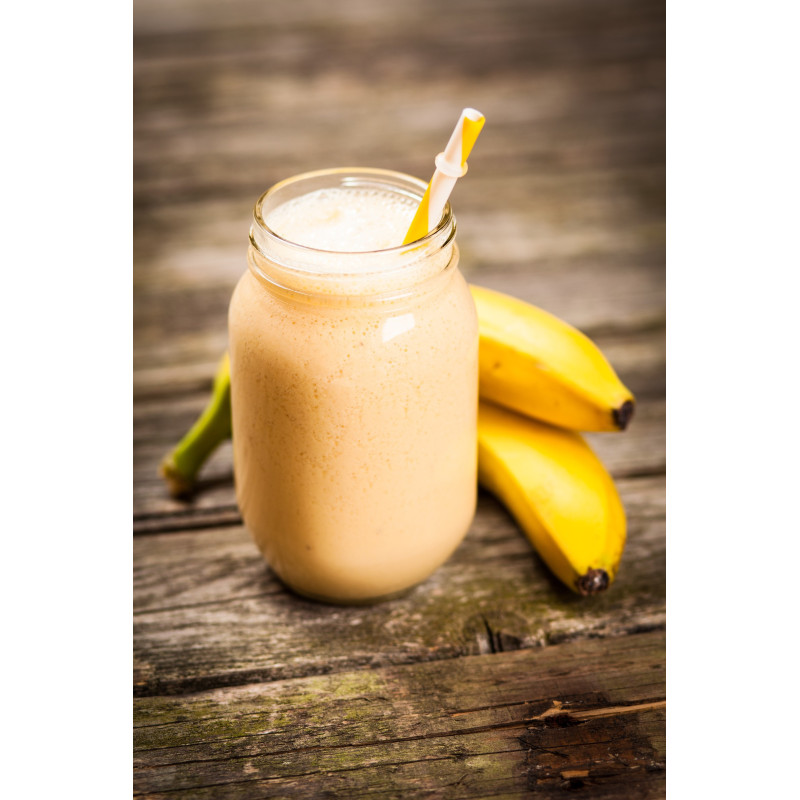 Milk Shake Hyperprotéiné Banane SANS GLUTEN (7 sachets)