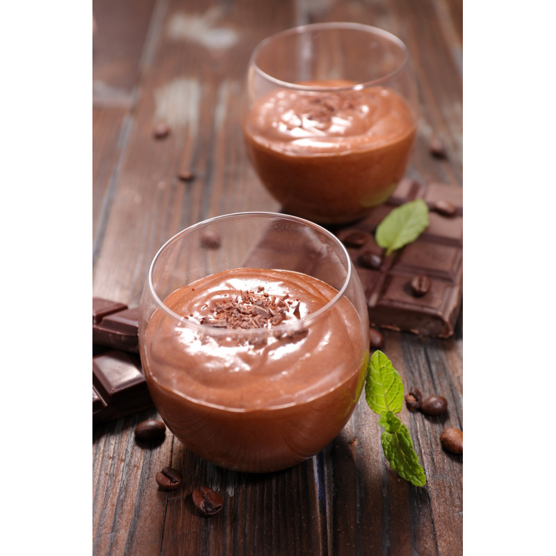 Crème hyperprotéinée Chocolat Caramel avec Pépites de Chocolat  SANS GLUTEN (7 sachets)