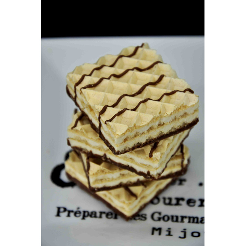 Gaufrettes hyperprotéinées arôme vanille (5 sachets x 2 gaufrettes)