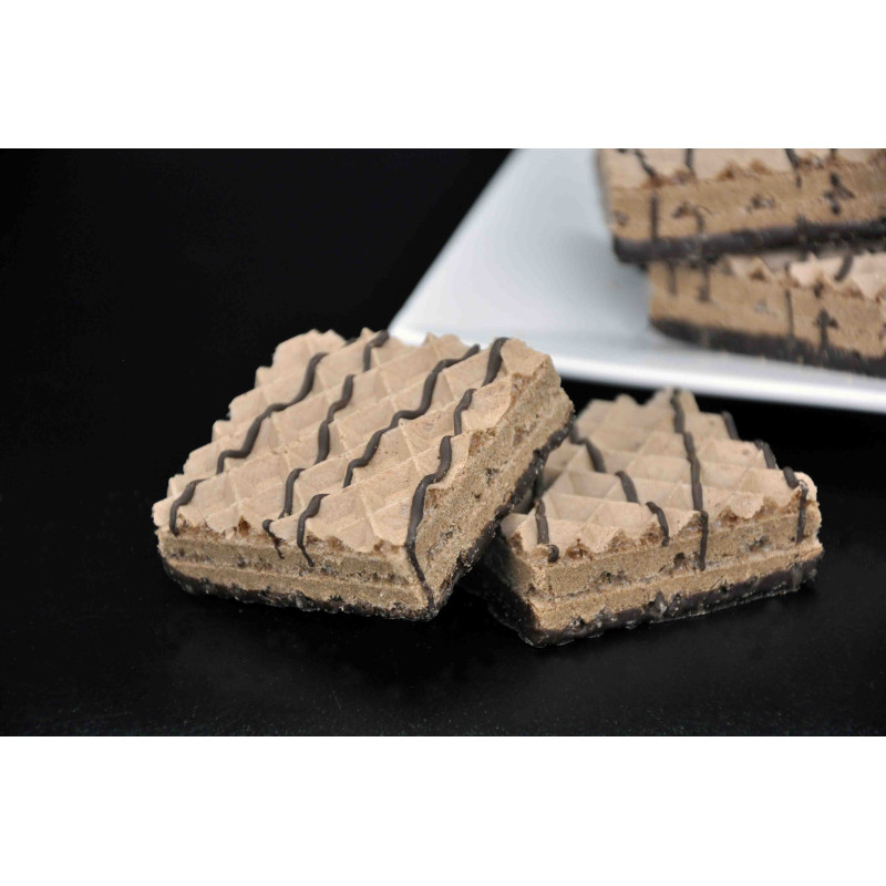 Gaufrettes hyperprotéinées au chocolat (5 sachets x 2 gaufrettes)