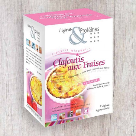 Clafoutis aux Fraises hyperprotéiné (7 sachets)