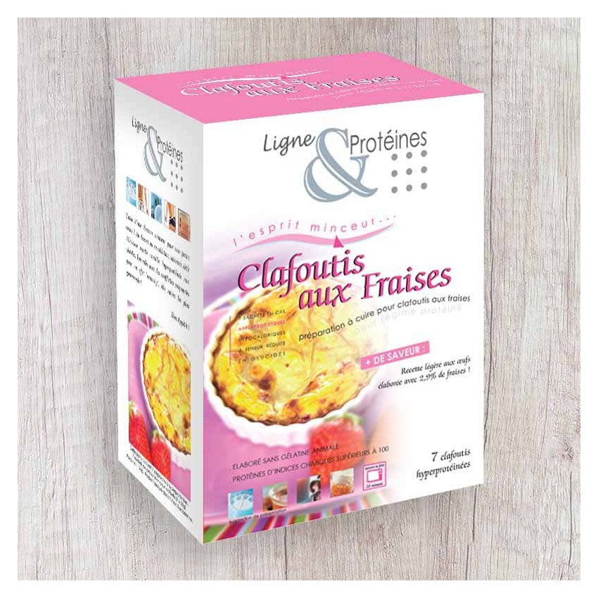 Clafoutis aux Fraises hyperprotéiné (7 sachets) Clafoutis aux Fraises hyperprotéiné (7 sachets)