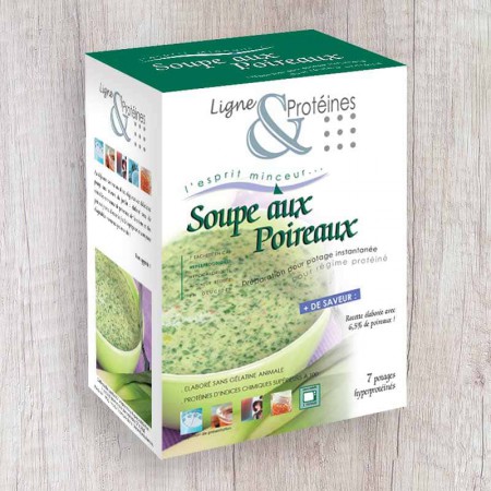 Soupe aux Poireaux hyperprotéinée (7 sachets)