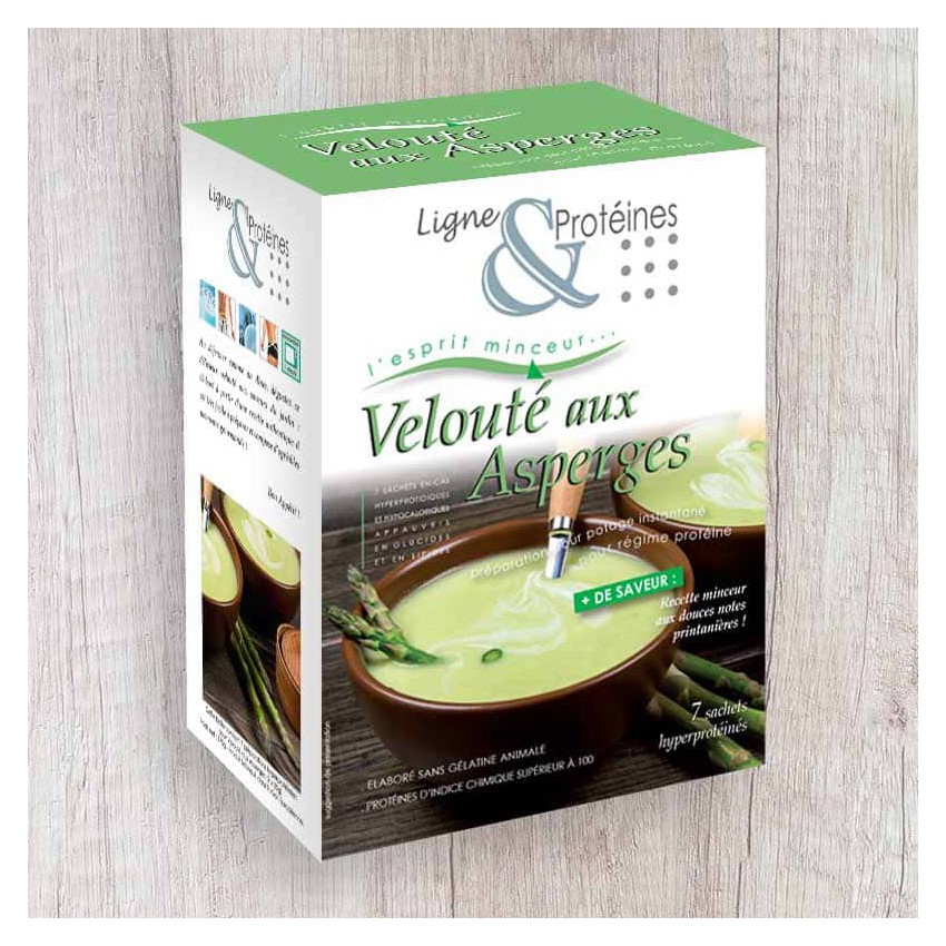 Velouté aux Asperges hyperprotéiné (7 sachets)