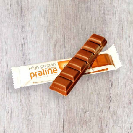 Tablette de Chocolat Hyperprotéiné saveur Praliné