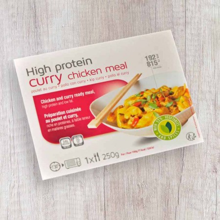 Poulet au Curry Hyperprotéiné (plat cuisiné)