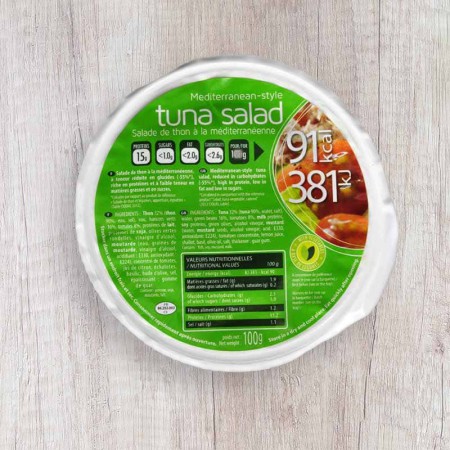 Salade de Thon méditerranéenne Hyperprotéinée (plat cuisiné)