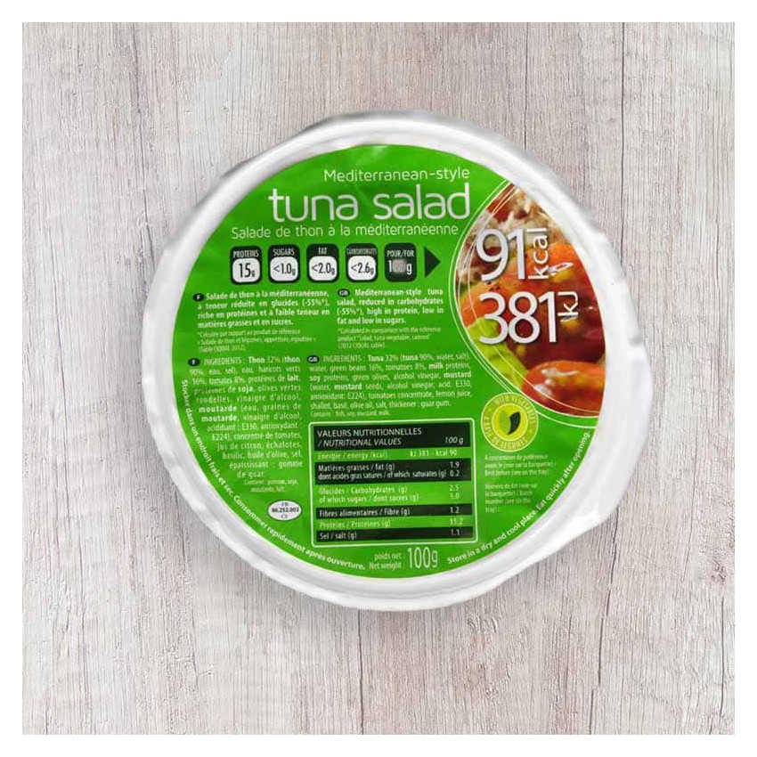 Salade de Thon méditerranéenne Hyperprotéinée (plat cuisiné)