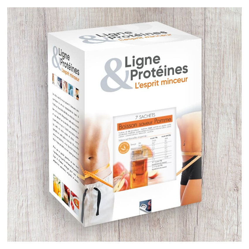 Boisson Hyperprotéinée à la Pomme SANS GLUTEN (7 sachets) Boisson Hyperprotéinée à la Pomme SANS GLUTEN (7 sachets)