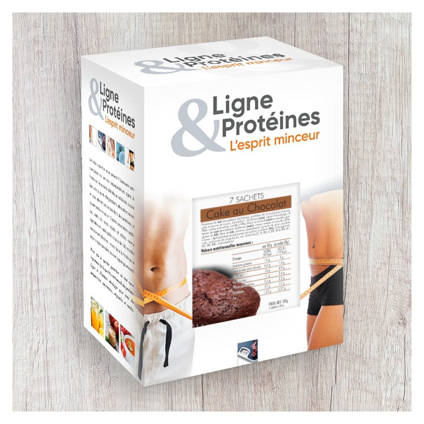 Cake Hyperprotéiné au Chocolat (7 sachets)