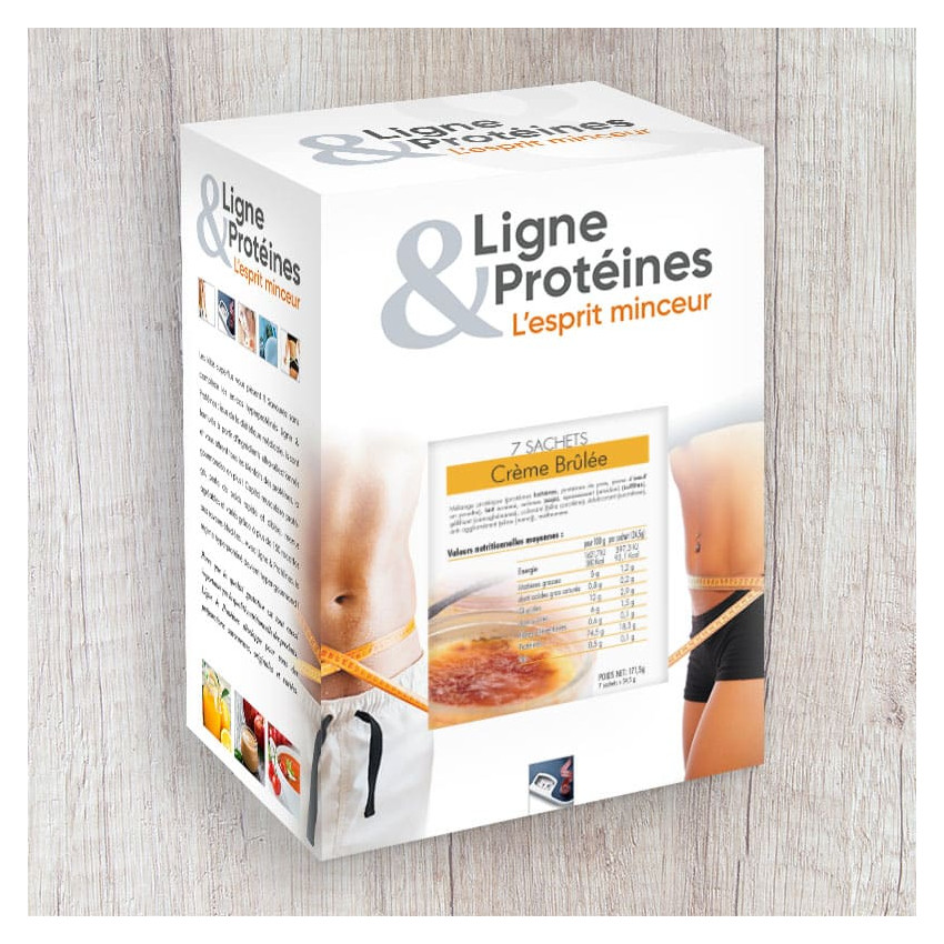 Crème brûlée hyperprotéinée (7 sachets)