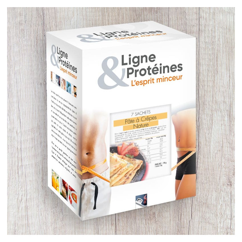 Pâte à Crêpes Nature hyperprotéinées (7 sachets)