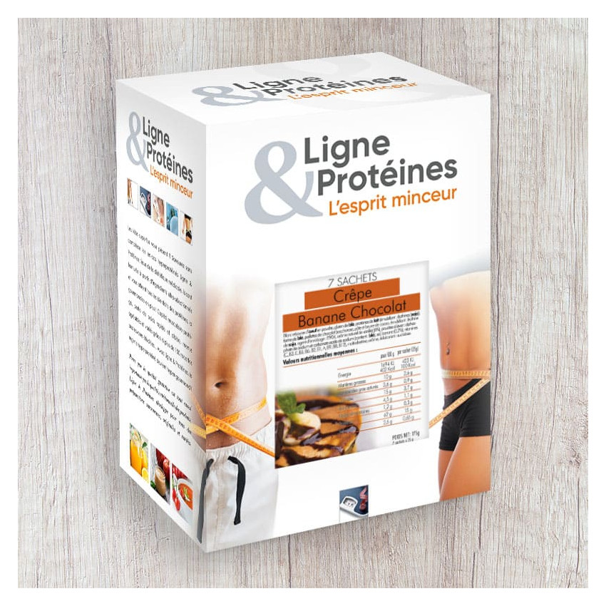 Crêpe Hyperprotéinée Banane Chocolat (7 sachets) Crêpe Hyperprotéinée Banane Chocolat (7 sachets)