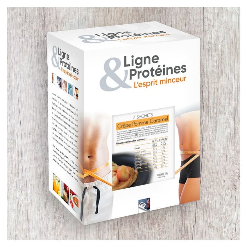 Crêpe Hyperprotéinée Pomme Caramel (7 sachets) Crêpe Hyperprotéinée Pomme Caramel (7 sachets)