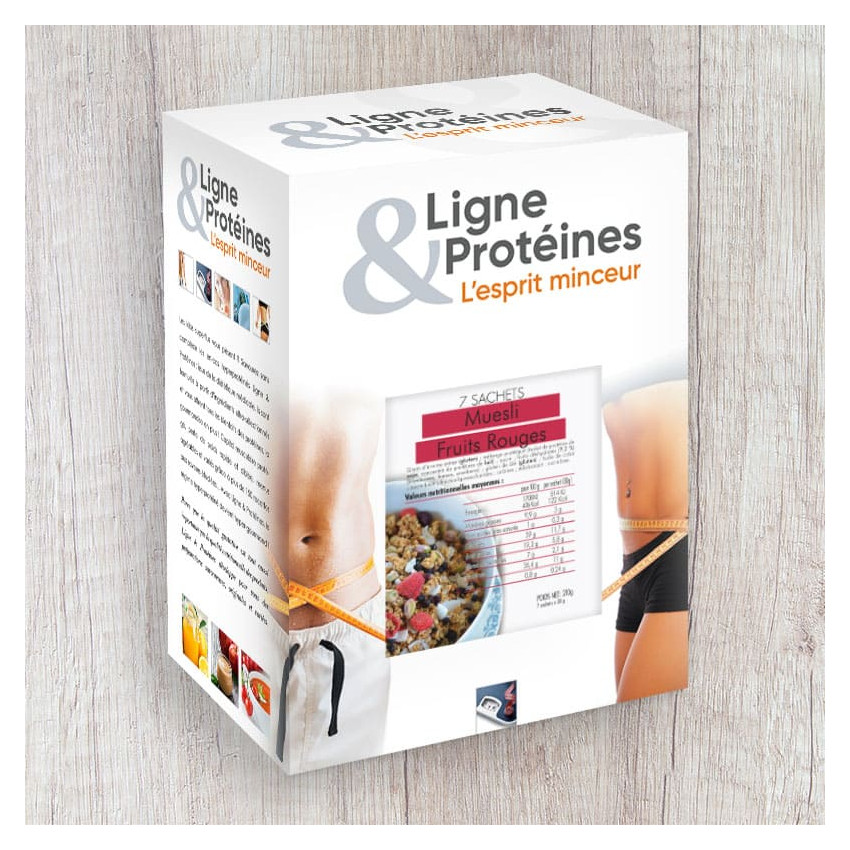 Muesli Fruits Rouges hyperprotéiné (7 sachets)