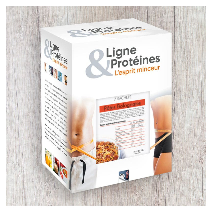 Pâtes Bolognaise hyperprotéiné (7 sachets)