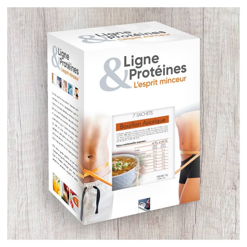 Bouillon Asiatique hyperprotéiné (7 sachets)