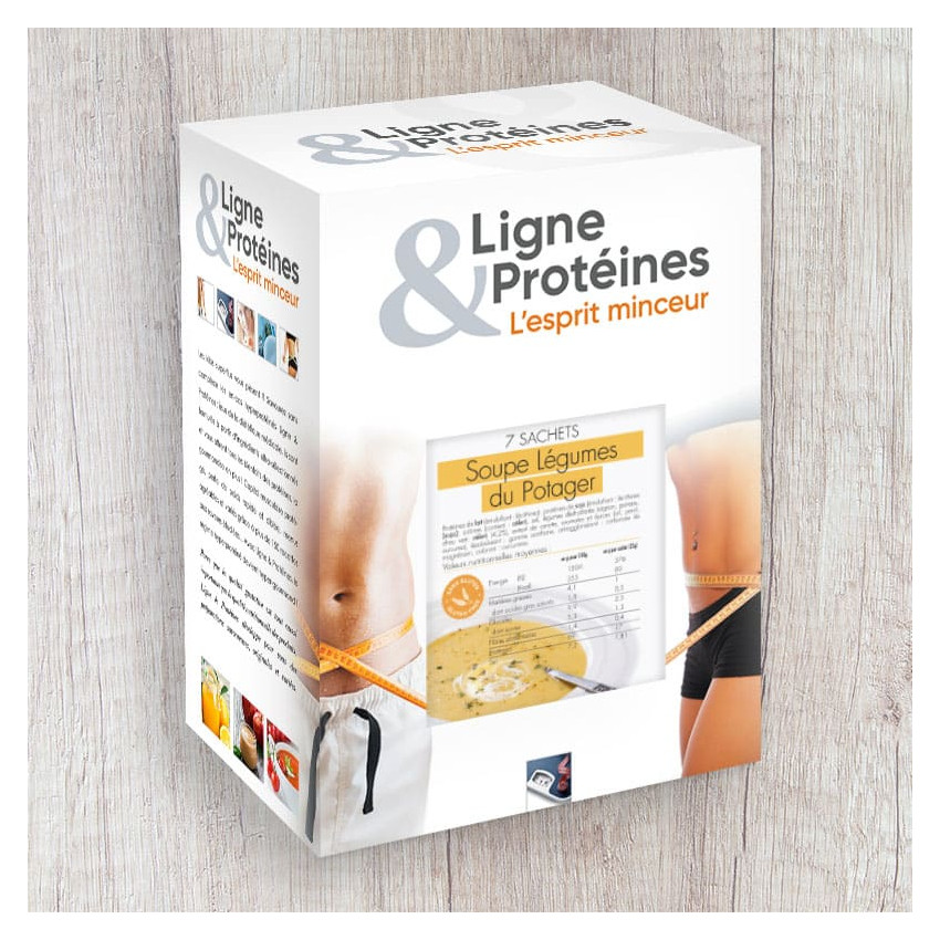 Soupe Légumes du Potager hyperprotéinée SANS GLUTEN (7 sachets) Soupe Légumes du Potager hyperprotéinée SANS GLUTEN (7 sachets)