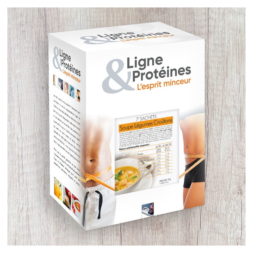 Velouté Légumes Croûtons hyperprotéiné (7 sachets)