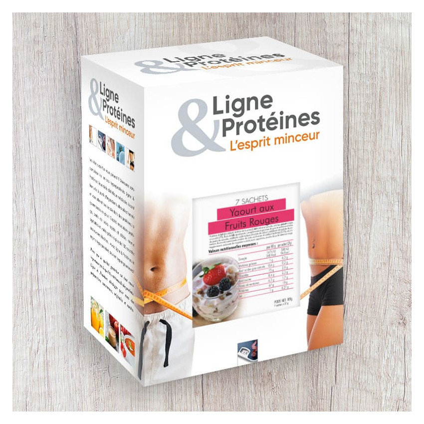 Yaourt hyperprotéiné aux fruits rouges - Ligne & Protéines