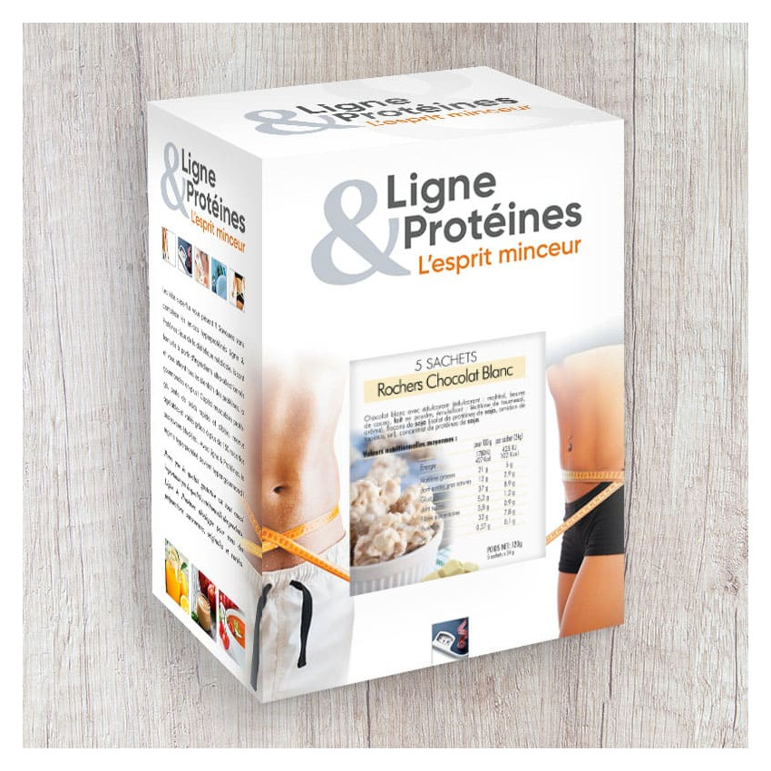 Rocher Chocolat Blanc Hyperprotéiné Rocher Chocolat Blanc Hyperprotéiné