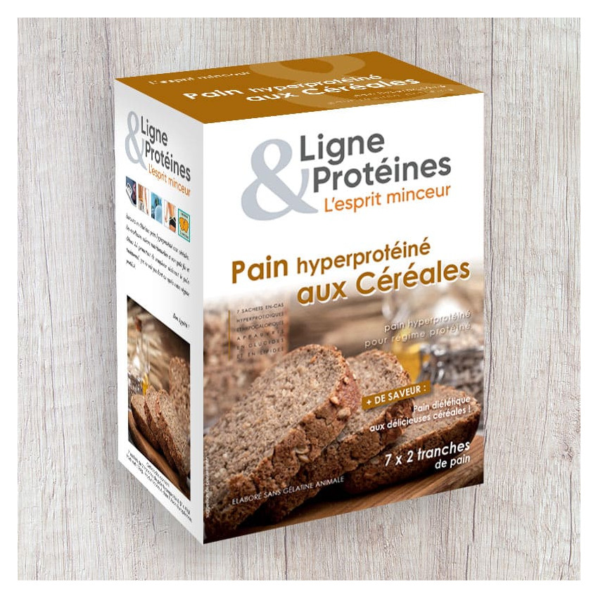 Pain Hyperprotéiné aux Céréales (7 sachets)