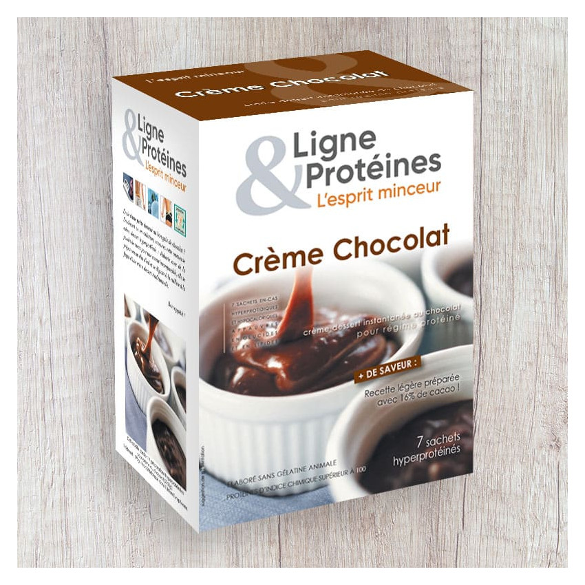 Crème Chocolat hyperprotéinée (7 sachets)