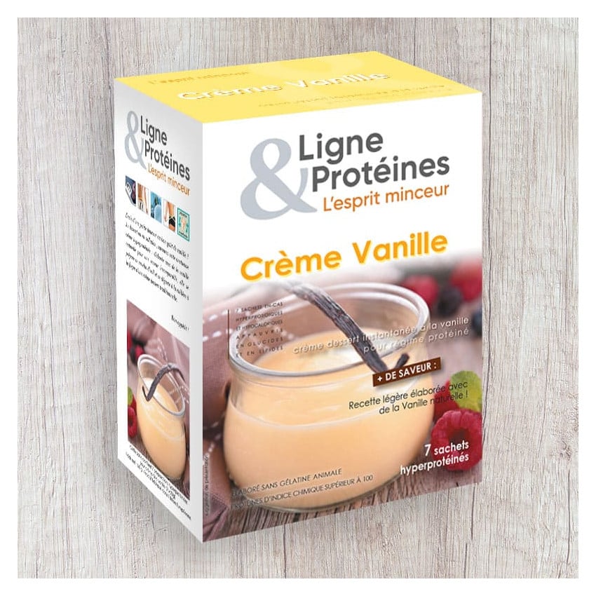 Crème Vanille hyperprotéinée (7 sachets)