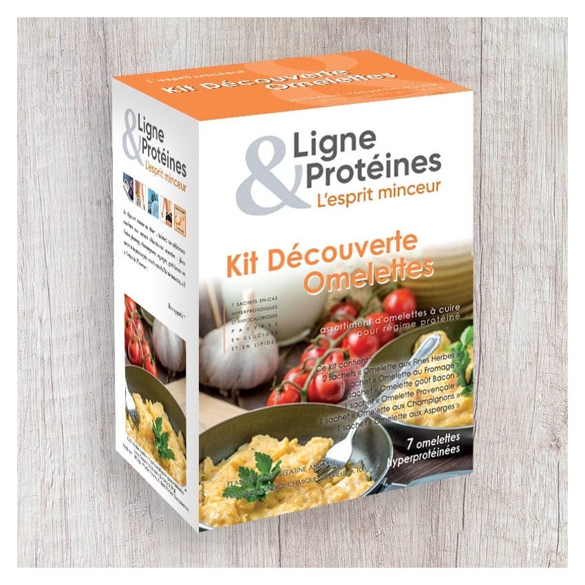 Kit Découverte Omelettes hyperprotéinées (7 sachets)
