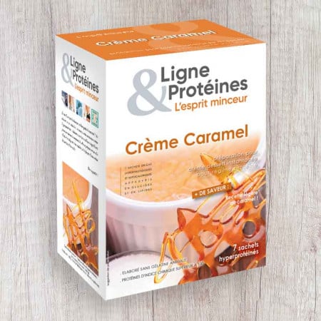 Crème Caramel hyperprotéinée (7 sachets)