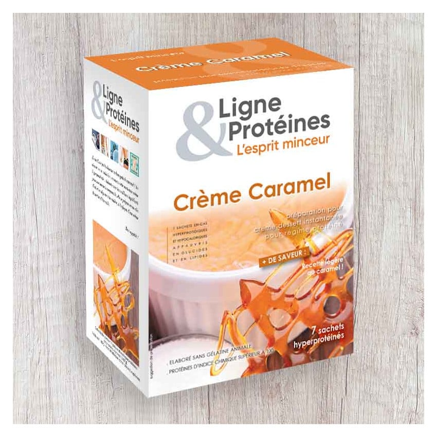 Crème Caramel hyperprotéinée (7 sachets)