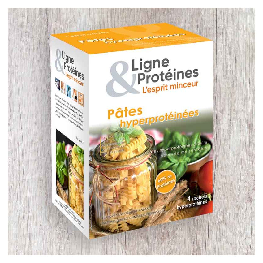 Pâtes hyperprotéinées Fusilli (4 sachets)