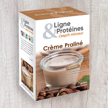 Crème Praliné hyperprotéinée (7 sachets)