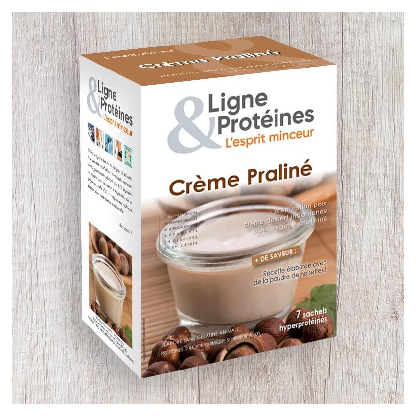 Crème Praliné hyperprotéinée (7 sachets)