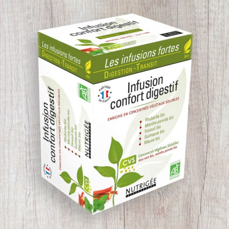 Infusion Minceur 10 Bio • Brûleur • Draineur • 10 plantes & fruits •  Extrait d'ananas bio • Concentrés Végétaux Solubles (CVS) • Bio • 30  sachets •