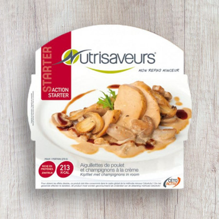 Poulet au Champignon Hyperprotéiné (plat cuisiné)