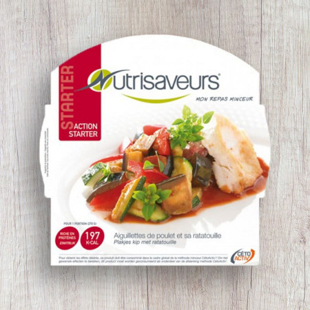 Poulet Ratatouille Hyperprotéiné (plat cuisiné)