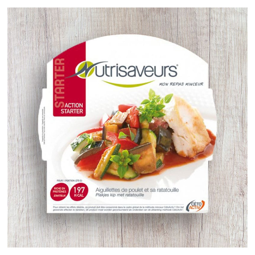 Poulet Ratatouille Hyperprotéiné (plat cuisiné)