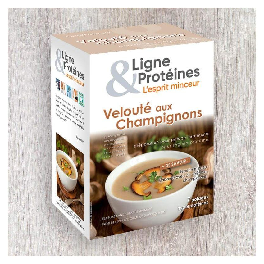 Velouté aux Champignons hyperprotéiné (7 sachets)