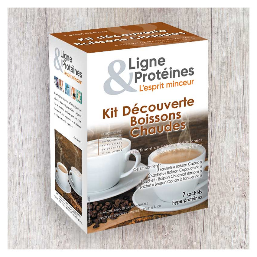 Kit Découverte Boissons Chaudes hyperprotéinées (7 sachets)