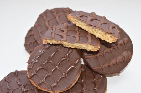 Biscuits Hyperprotéinés Nappage Chocolat (7X4 biscuits)