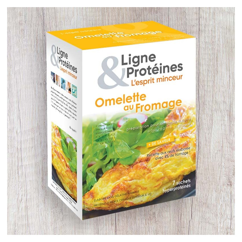 Omelette au Fromage hyperprotéinée (7 sachets)