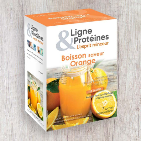 Boisson à l'Orange Hyperprotéinée  (7 sachets)