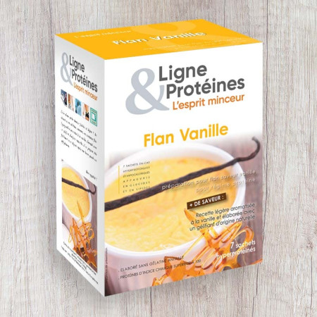 Flan Vanille hyperprotéiné (7 sachets)