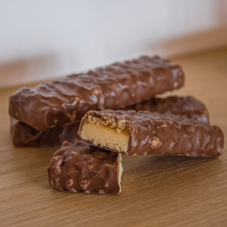 Barres hyperprotéinées Caramel Salé (7 barres) - 2