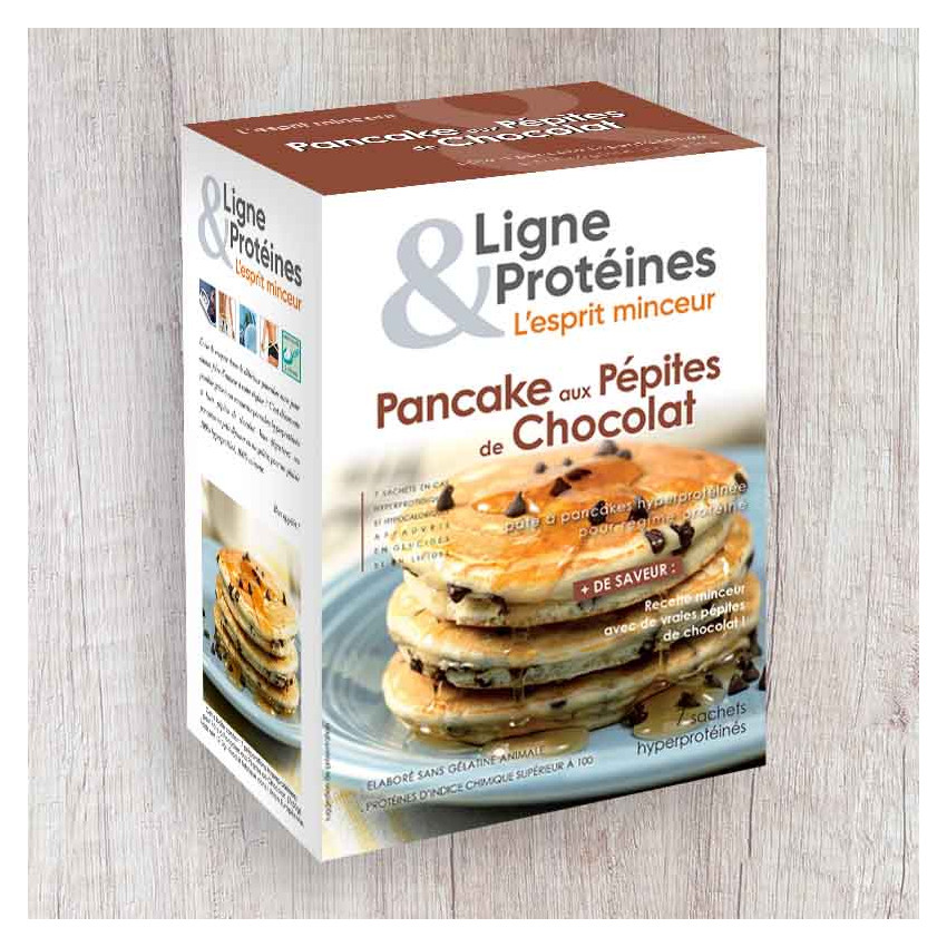 Pancake hyperprotéiné Pépites de Chocolat (7 sachets)