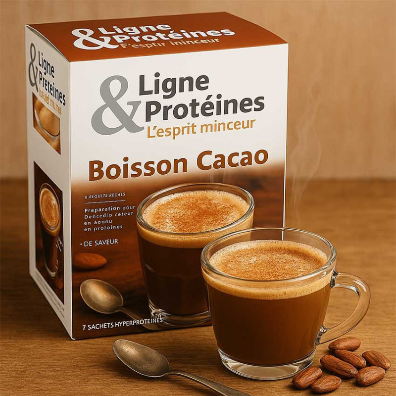 Boisson Cacao Chaud hyperprotéinée (7 sachets)
