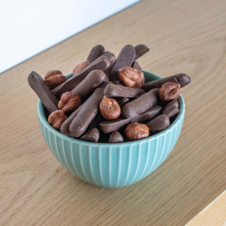 Bâtonnets hyperprotéinés Chocolat Noir Noisette