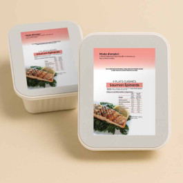 Saumon aux Épinards (2 plats cuisinés hyperprotéinés)