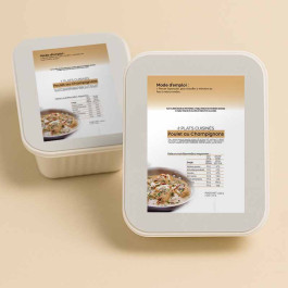 Poulet aux Champignons (2 plats cuisinés hyperprotéinés)